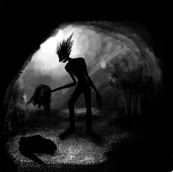 Ilustración libre a través de sombras